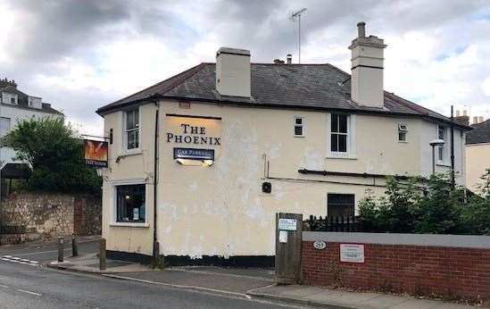 Wedge-shaped pub The Phoenix, on the corner of Cossington Road and Old Dover Road, was renamed after being rebuilt, following a fire, in 1968