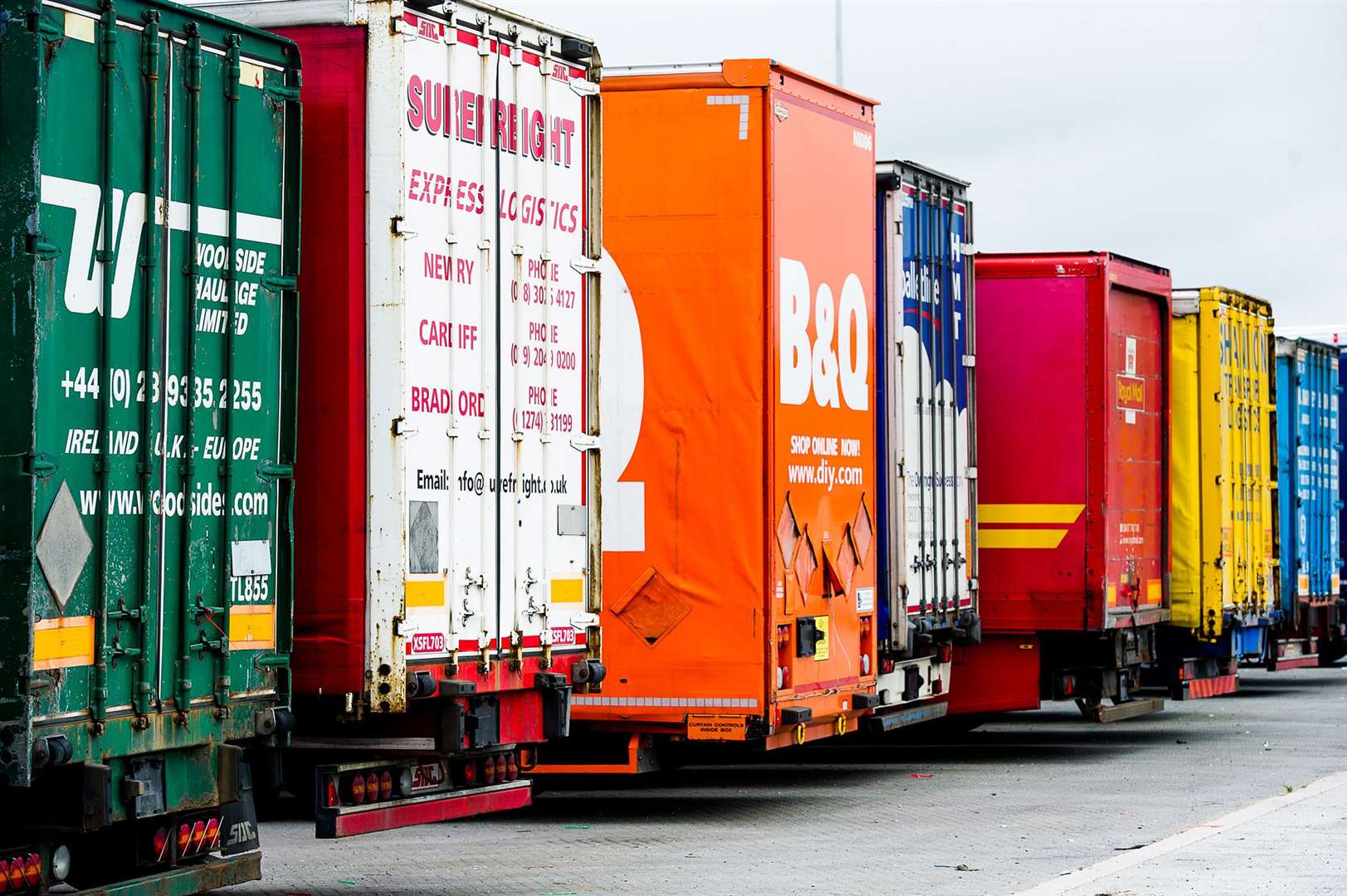 Lorry trailers will be pulled over for customs clearance checks at a special facility in Whitfield that remains secret