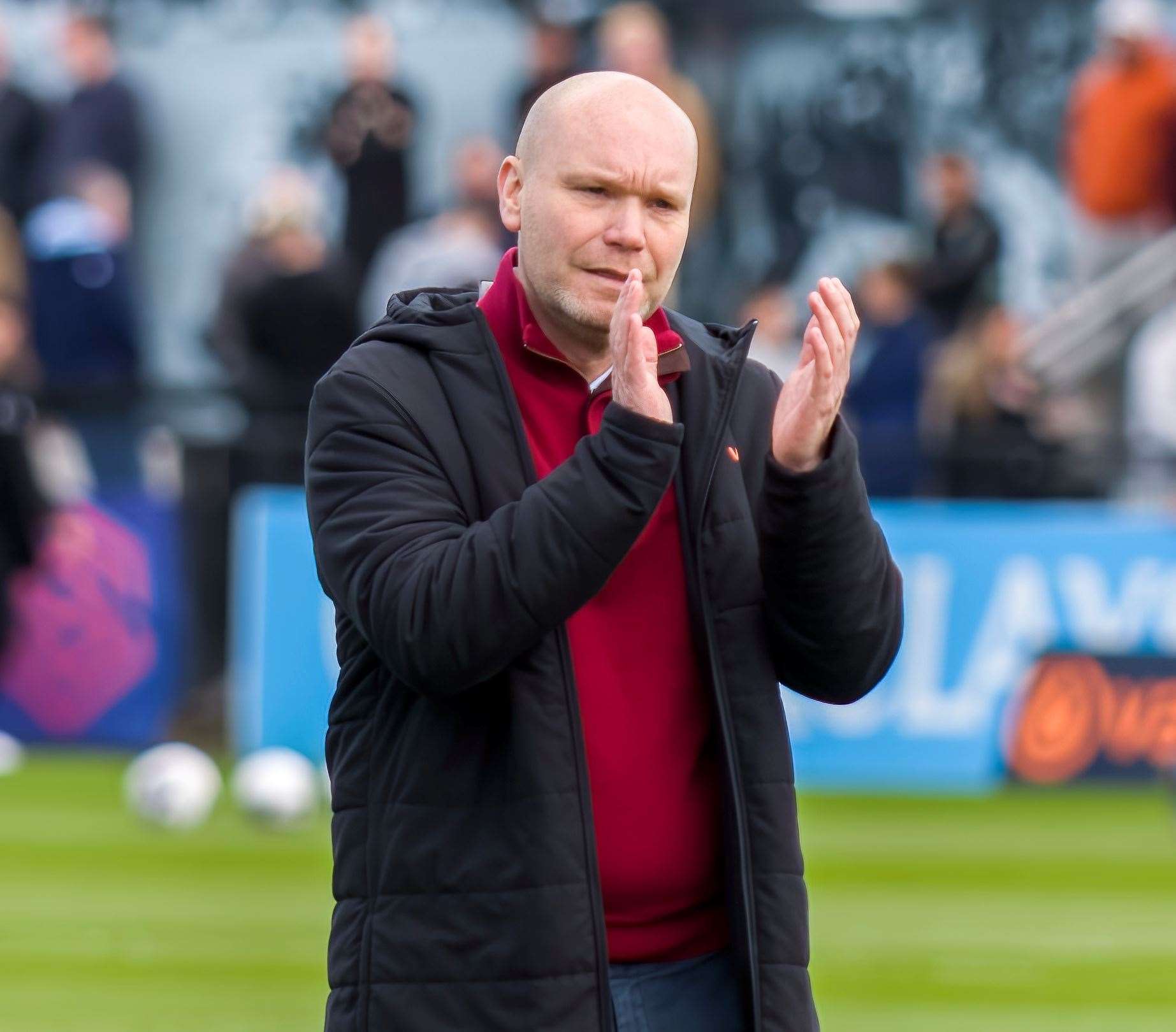 Ebbsfleet manager Danny Searle has signed five players in the close season so far. Picture: Ed Miller/EUFC