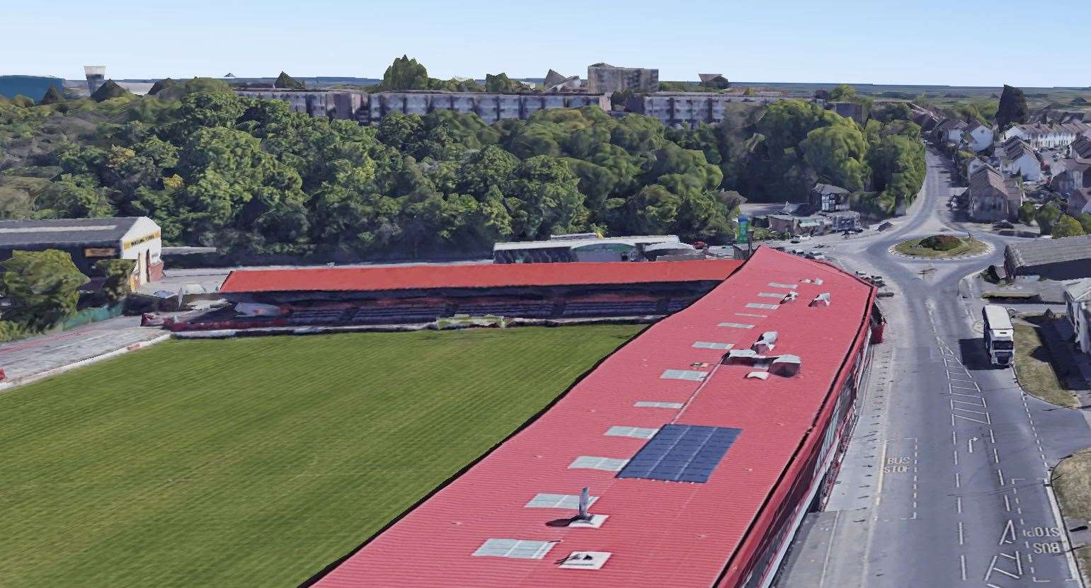 The Kuflink Stadium, the current home to Ebbsfleet United Football Club. Picture: Ed Miller/EUFC