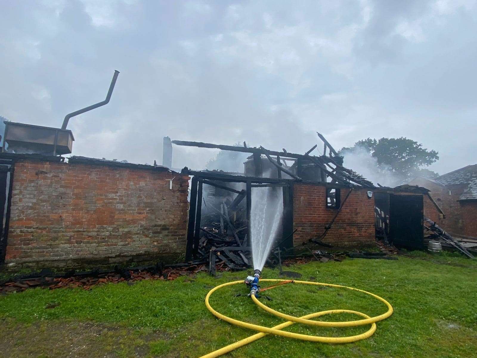 The Good Things Brewery in Tunbridge Wells burnt down after being struck by lightning