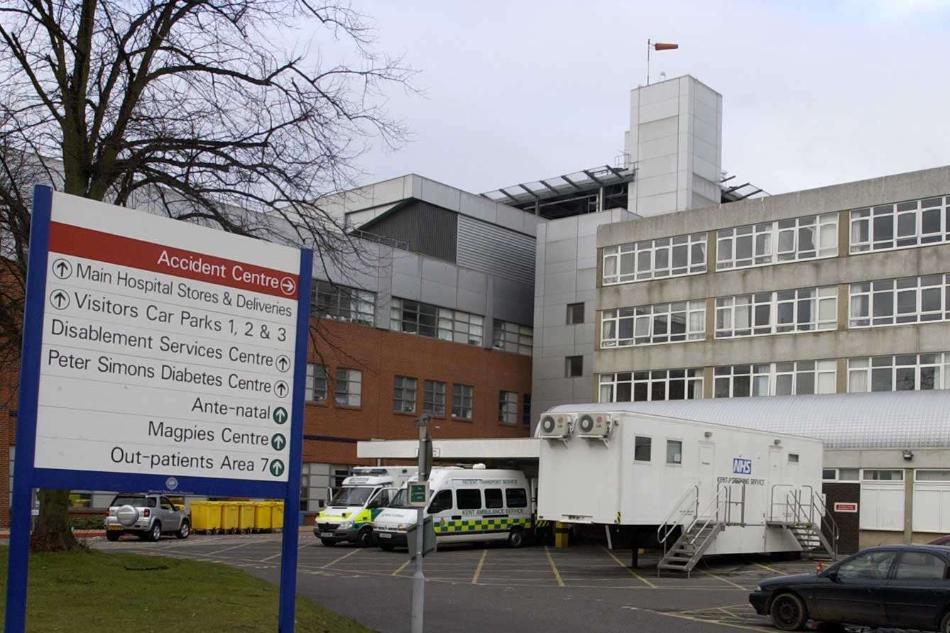 Medway Maritime Hospital. Library image