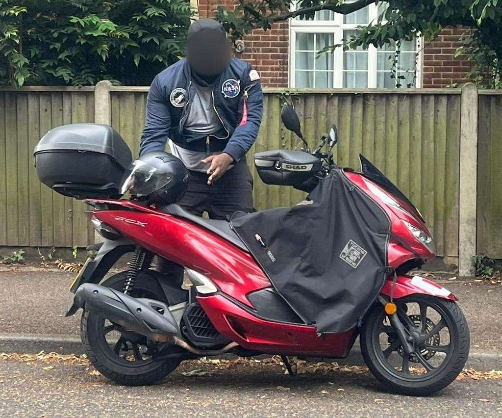 The suspect of the attack has been pictured after a solider was stabbed multiple times in Sally Port Gardens, Gillingham