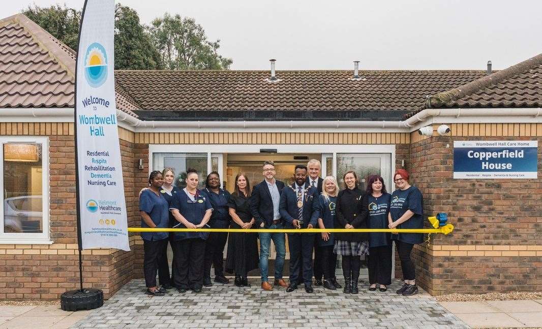 The Mayor of Gravesham Cllr Daniel Adewale King officially opened the home. Picture: Belmont Healthcare