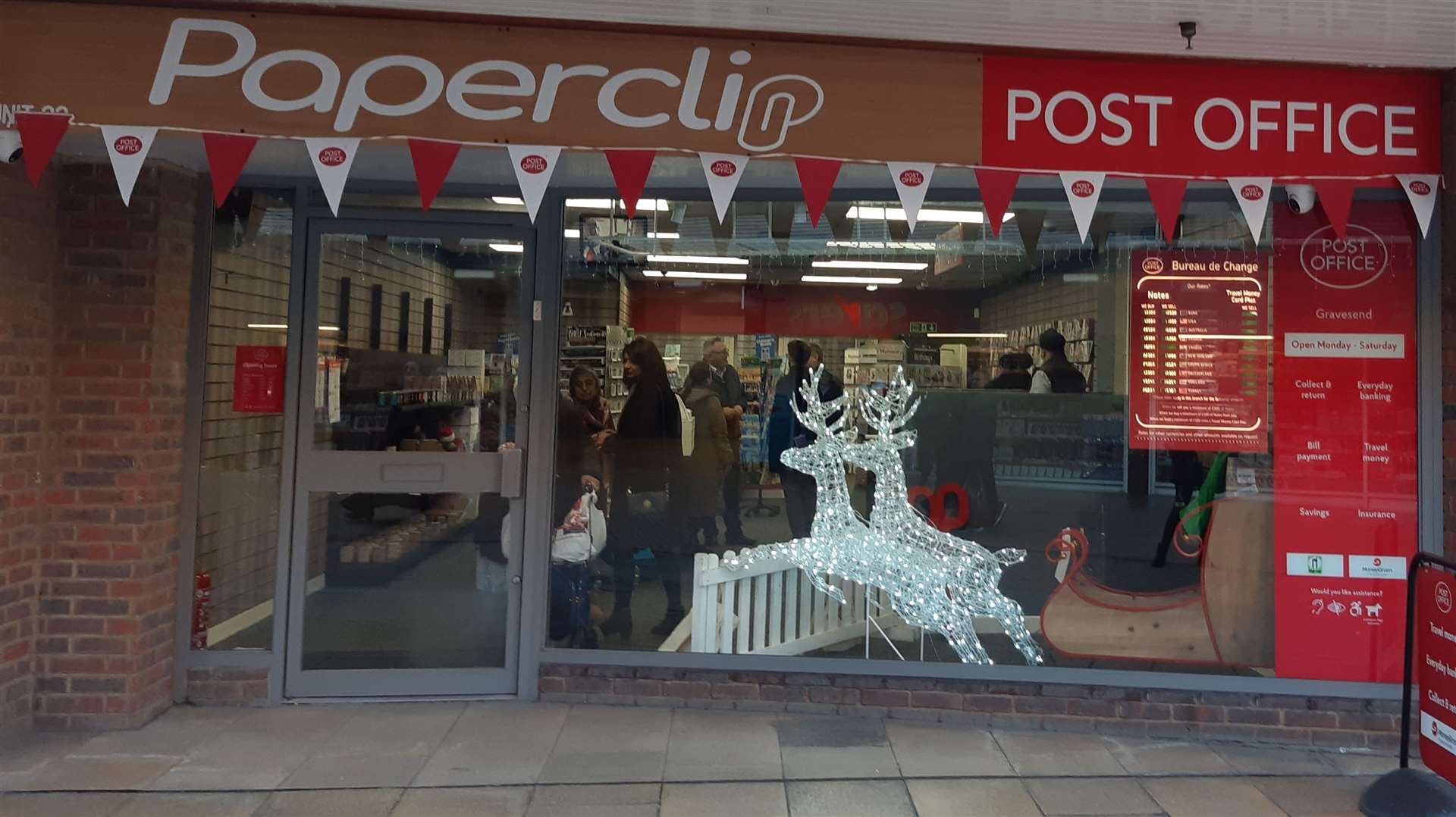 The branch is in the St George's Centre, Gravesend. Picture: Post Office