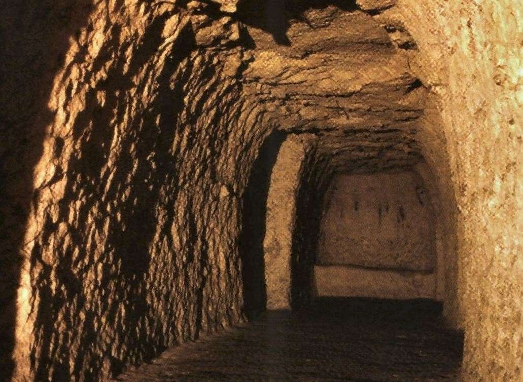 Chislehurst Caves was also a haven during the Blitz