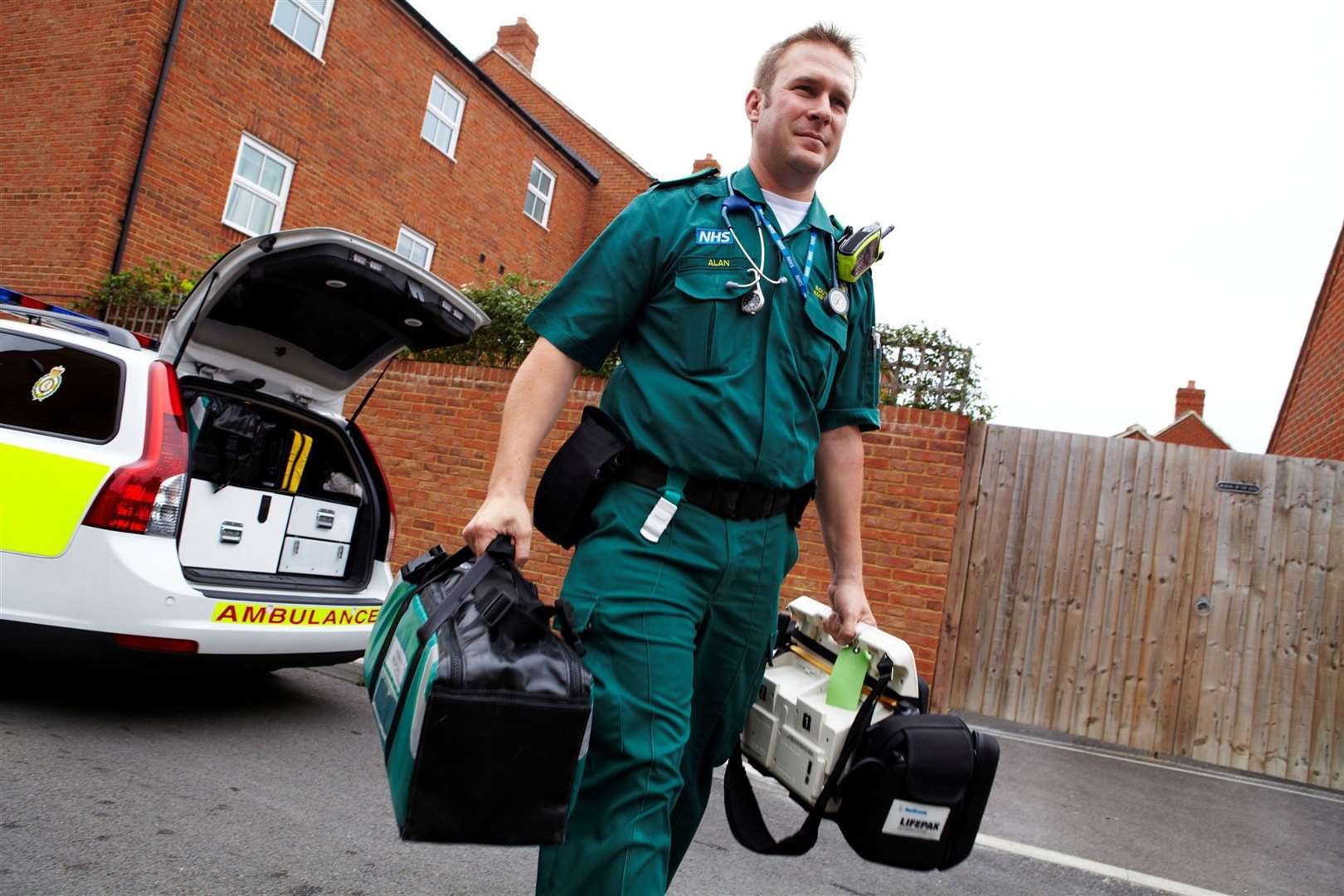 Paramedics may be put up in hotels to ensure they can get to work if Brexit causes travel disruption. Picture: South East Coast Ambulance Service