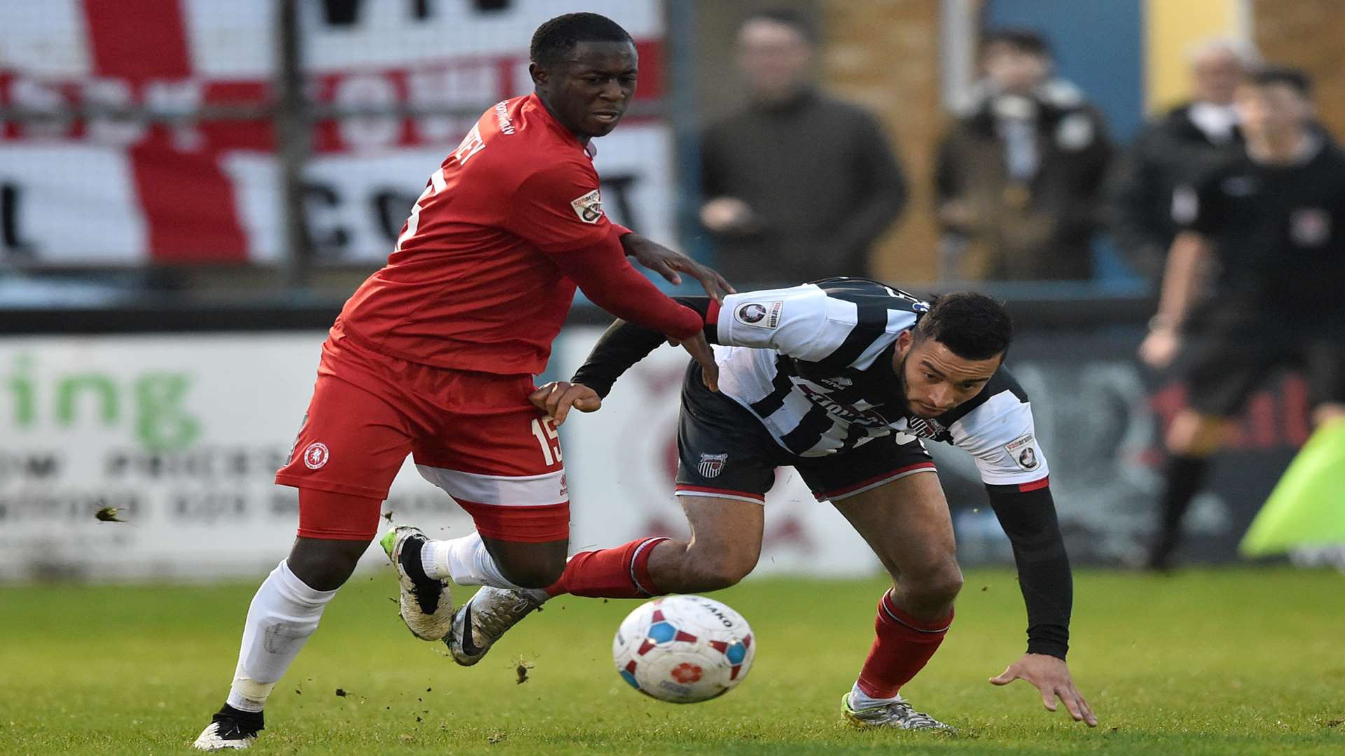 Nortei Nortey in action for Welling Picture: Keith Gillard