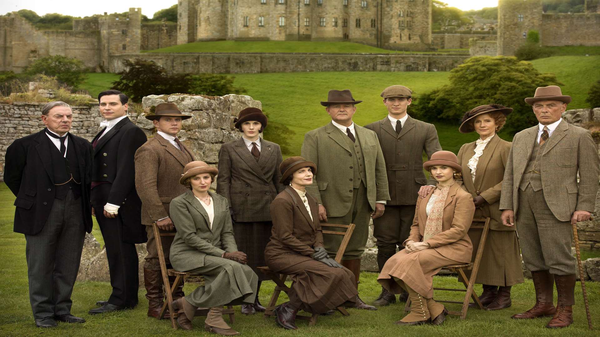 The cast of Downton Abbey