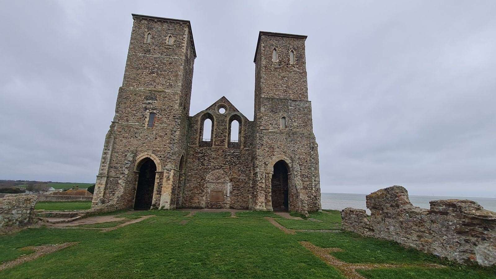 Reculver Towers, near Herne Bay, is a beloved landmark