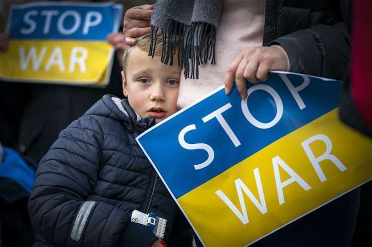 Hundreds of people have been killed as a result of the war. Picture: Jane Barlow/PA