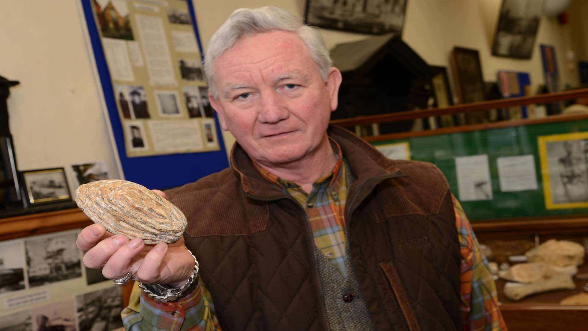 Ashford museum curator Ian Sharp.