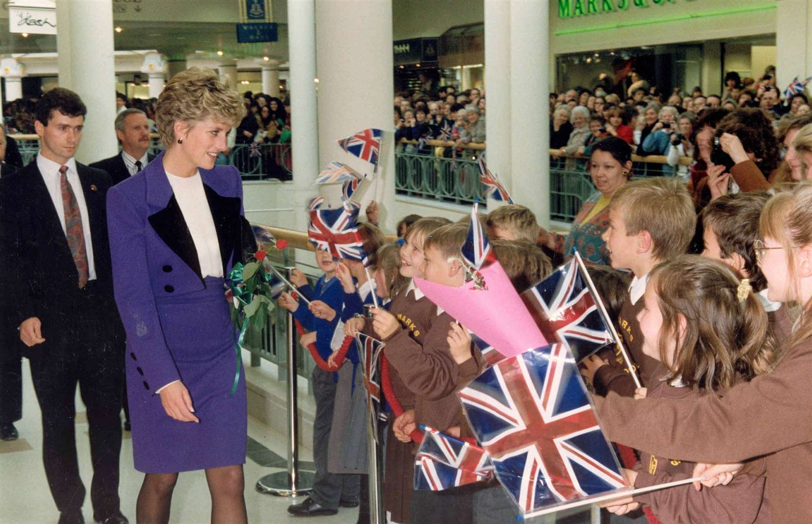 The Royal Victoria Place Shopping centre in Tunbridge Wells was opened by Princess Diana in 1992