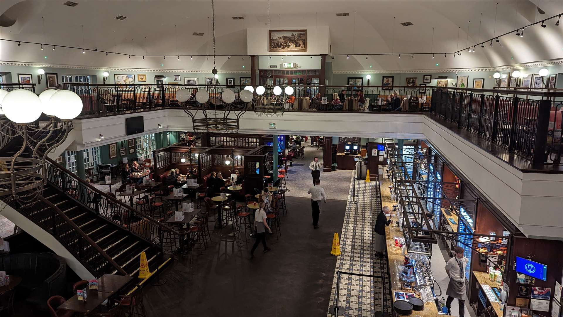 Inside Wetherspoon in the Royal Victoria Pavilion in Ramsgate