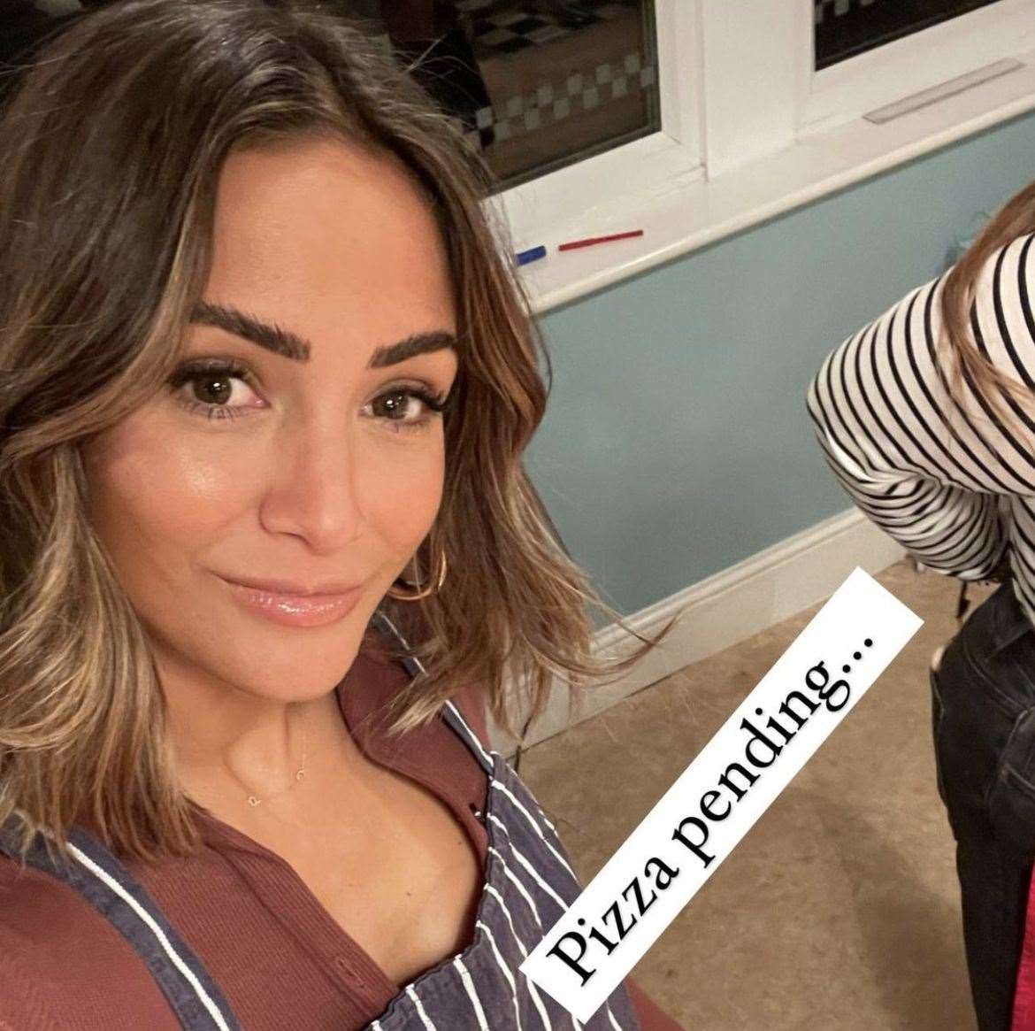 Singer Frankie Bridge visited the school in 2022. Picture: frankiebridge/Instagram