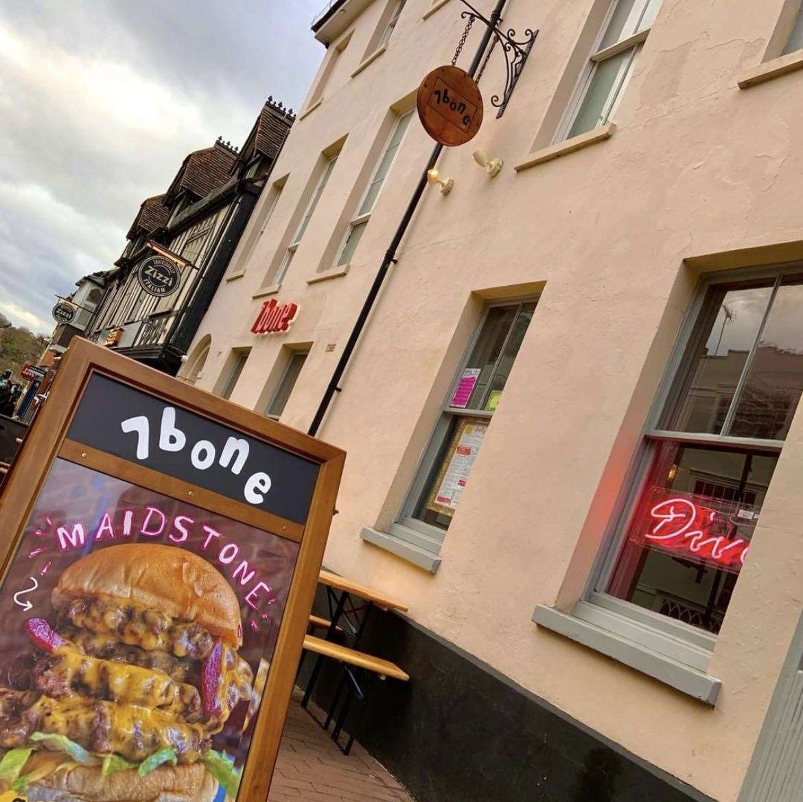 7Bone in Earl Street, Maidstone, closed in November last year after being temporarily shut for months before