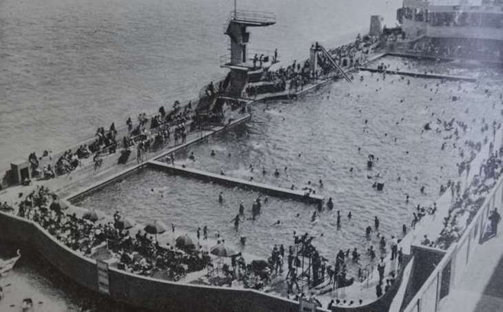 The bathing pool in all its splendour. Picture: Denis LeFevre