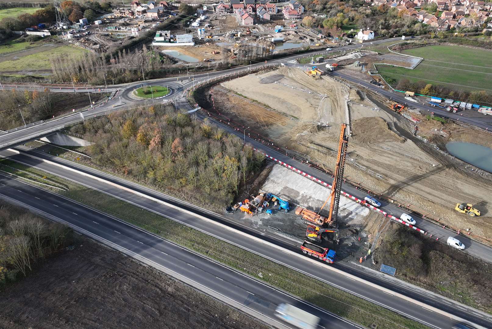 The Grovehurst junction is being revamped. Picture: Phil Drew