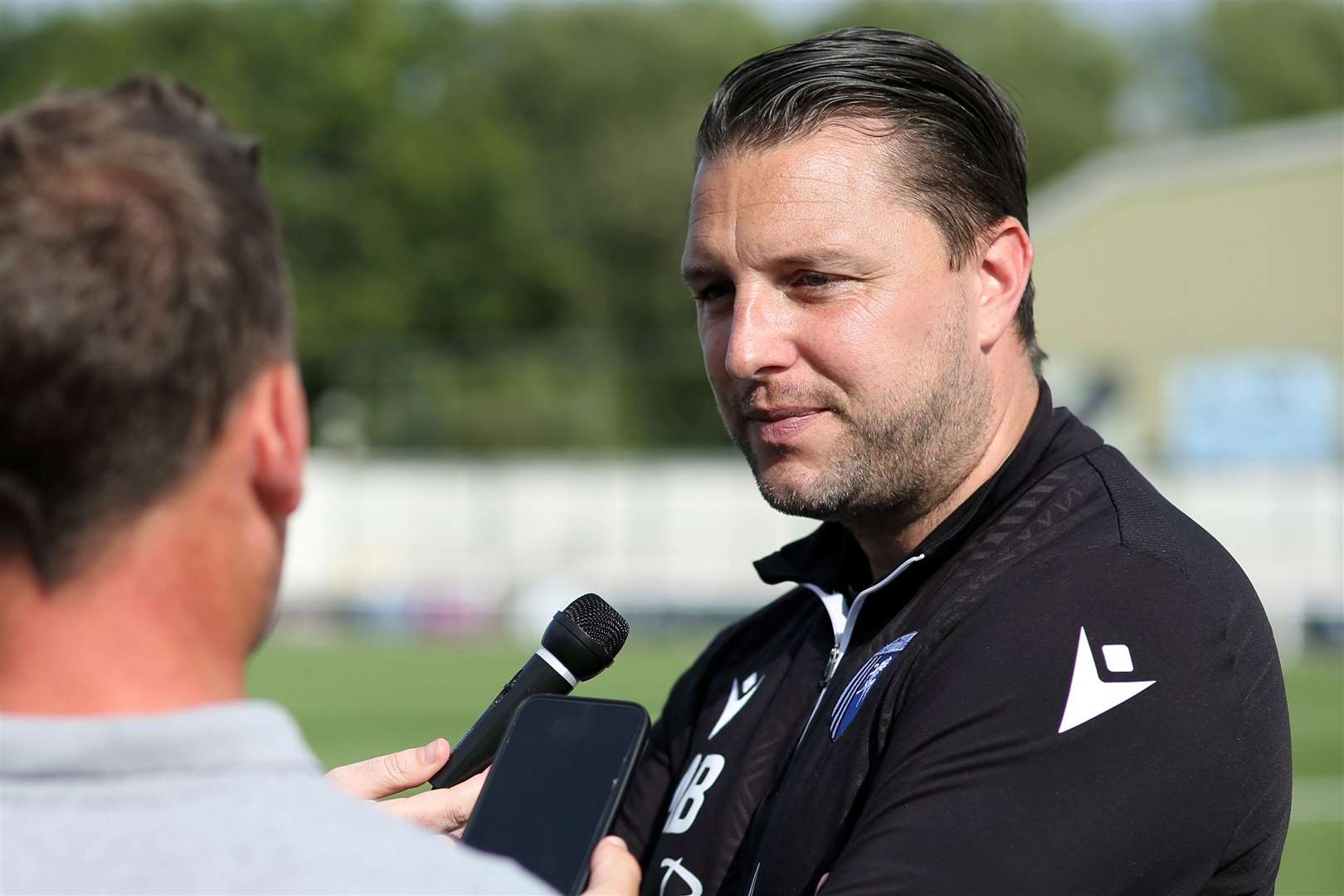 Mark Bonner. Gillingham v Woking pre-season friendly Picture: @KPI_Julian