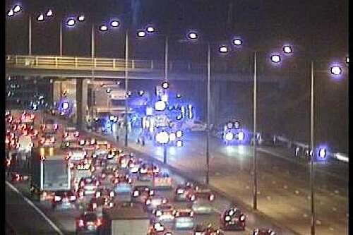 Highways Agency photo of the M25 crash