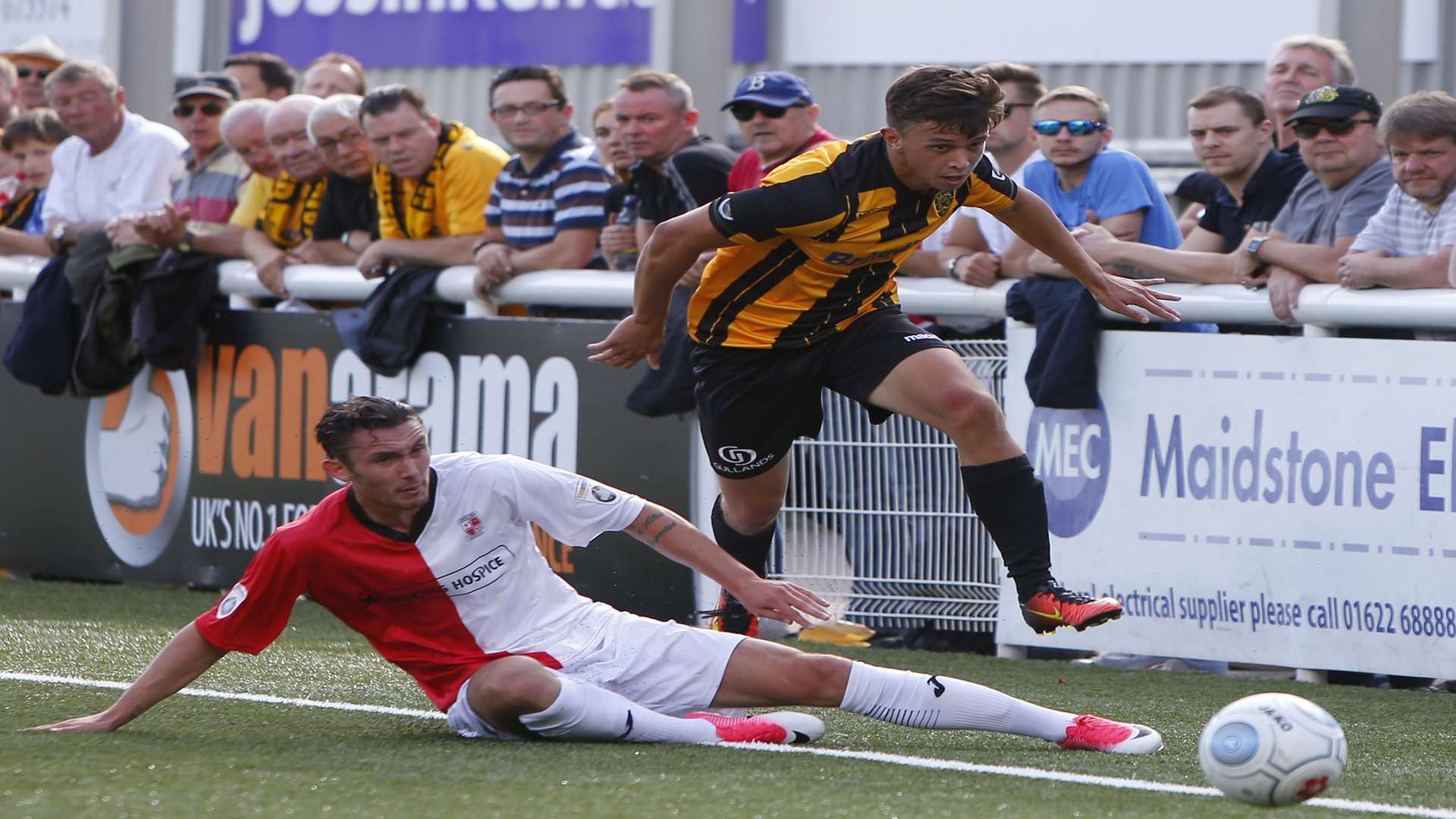 Johan ter Horst on his full debut for Maidstone Picture: Andy Jones