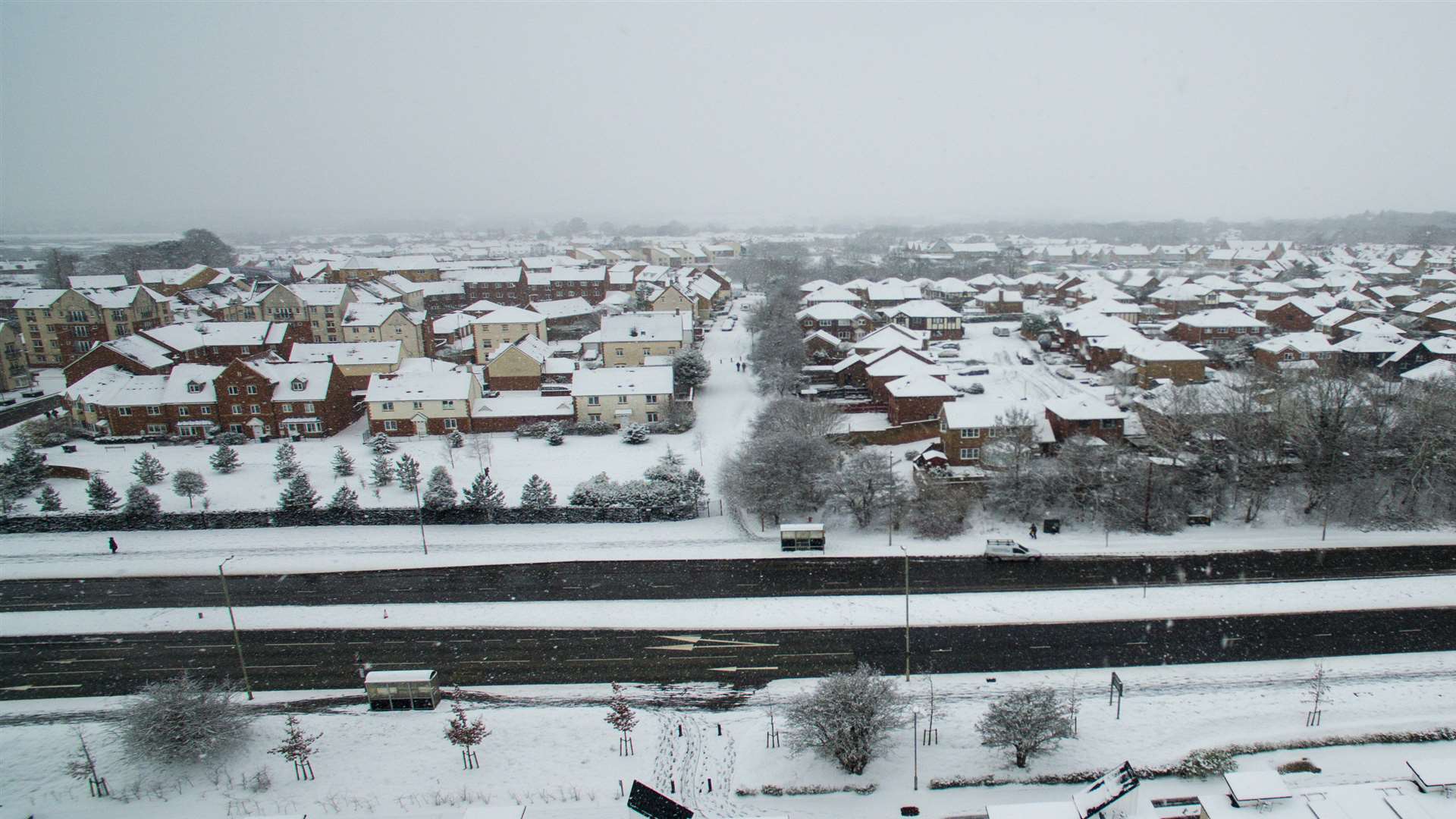 The outskirts of Ashford by drone. Picture: Skyreel