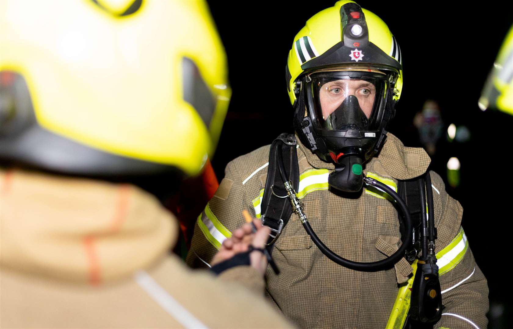 Crews extinguished a car fire on M20 this morning. Picture: Kent Fire and Rescue