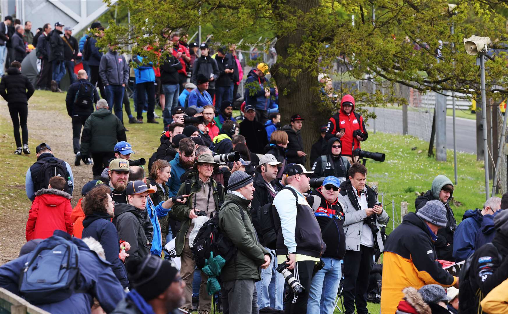 A sell-out crowd of 4,000 watched Sunday's action. Picture: British GT/Jakob Ebrey