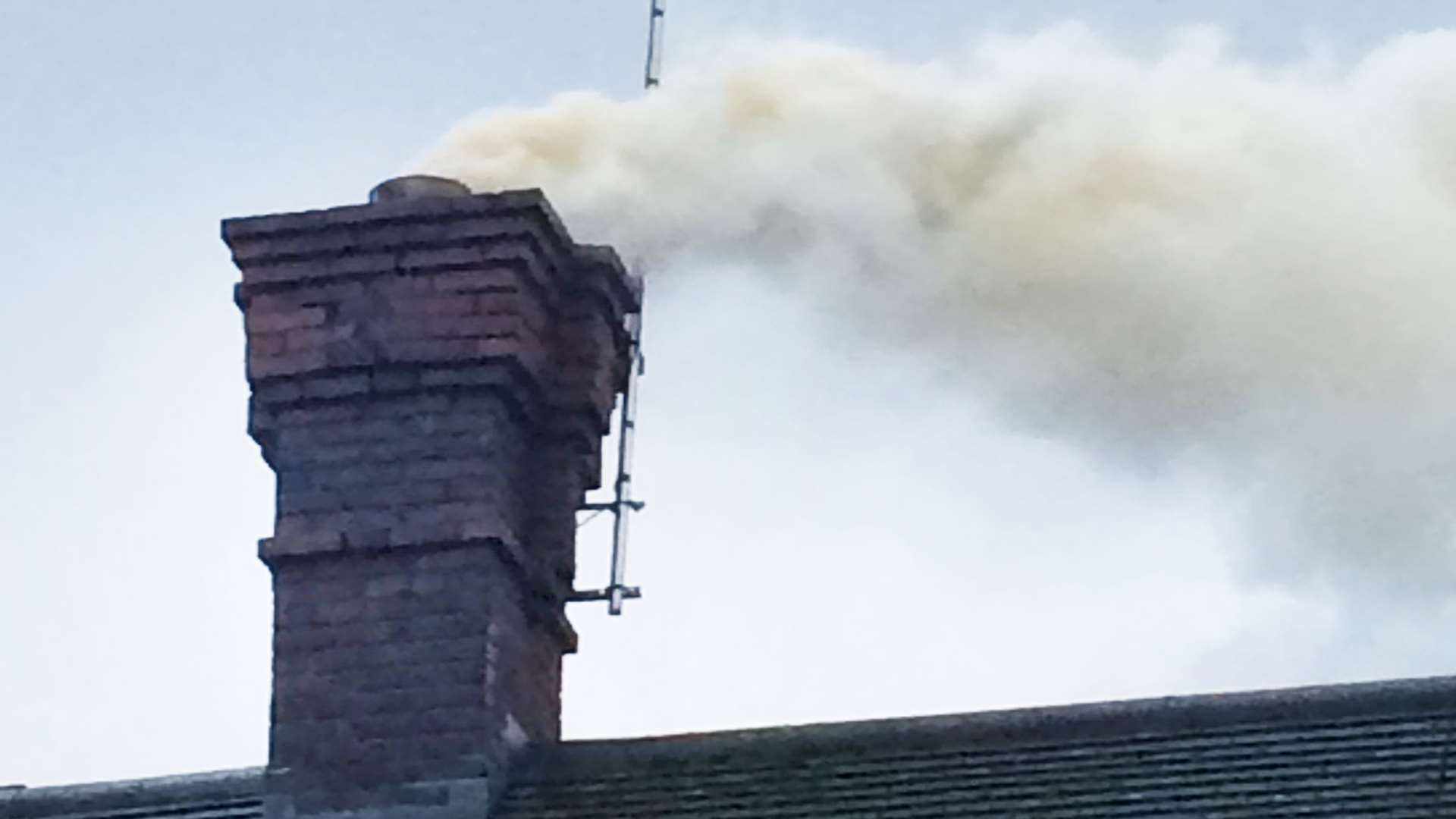 Stock picture of chimney fire. Picture: Kent Fire and Rescue Service