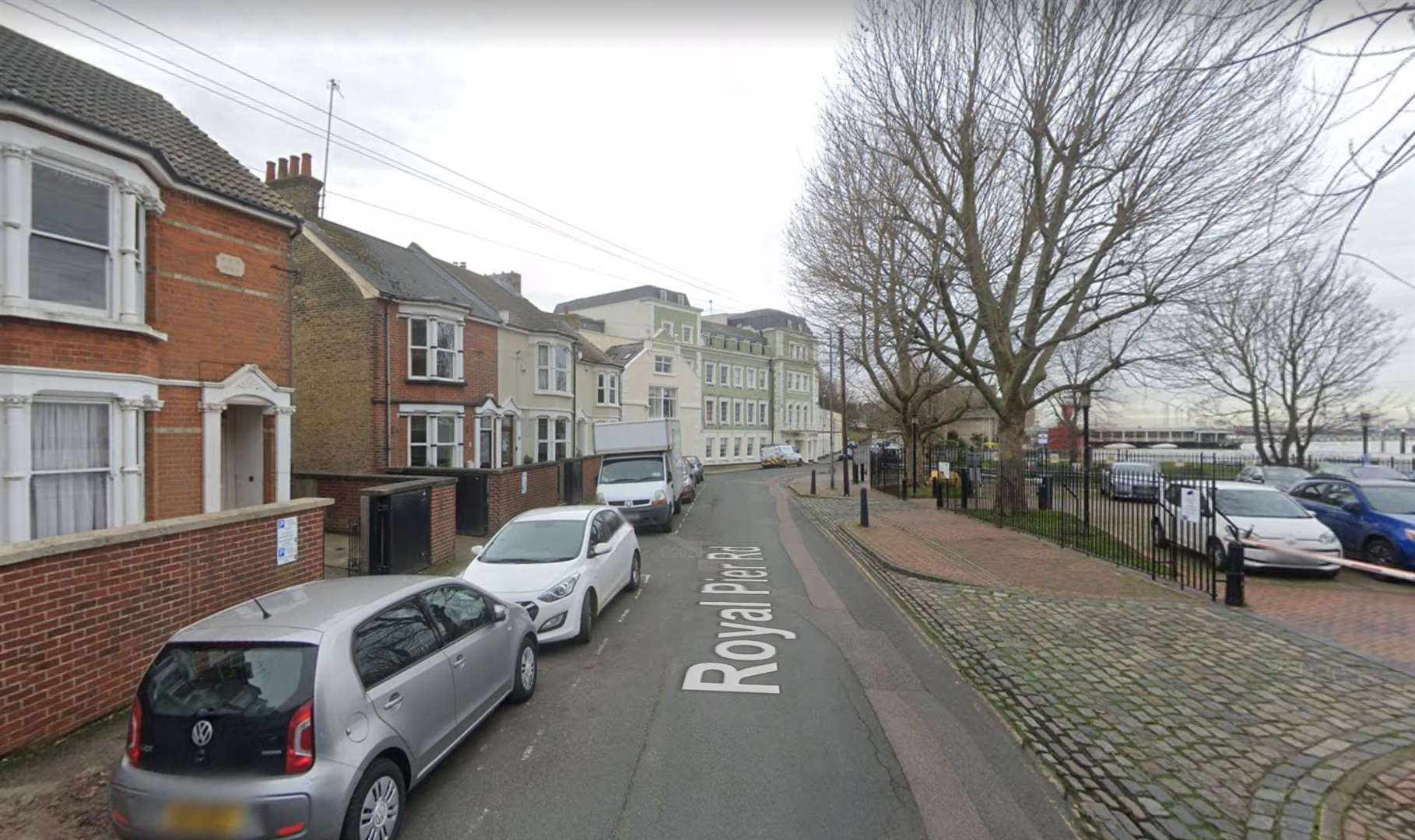 Police conducted a search warrant at a property in Royal Pier Road, Gravesend. Picture: Google