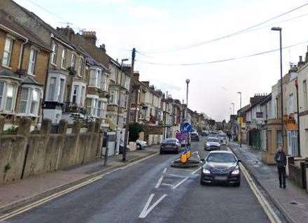 The burglary happened in Luton Road, Chatham. Picture: Google Maps