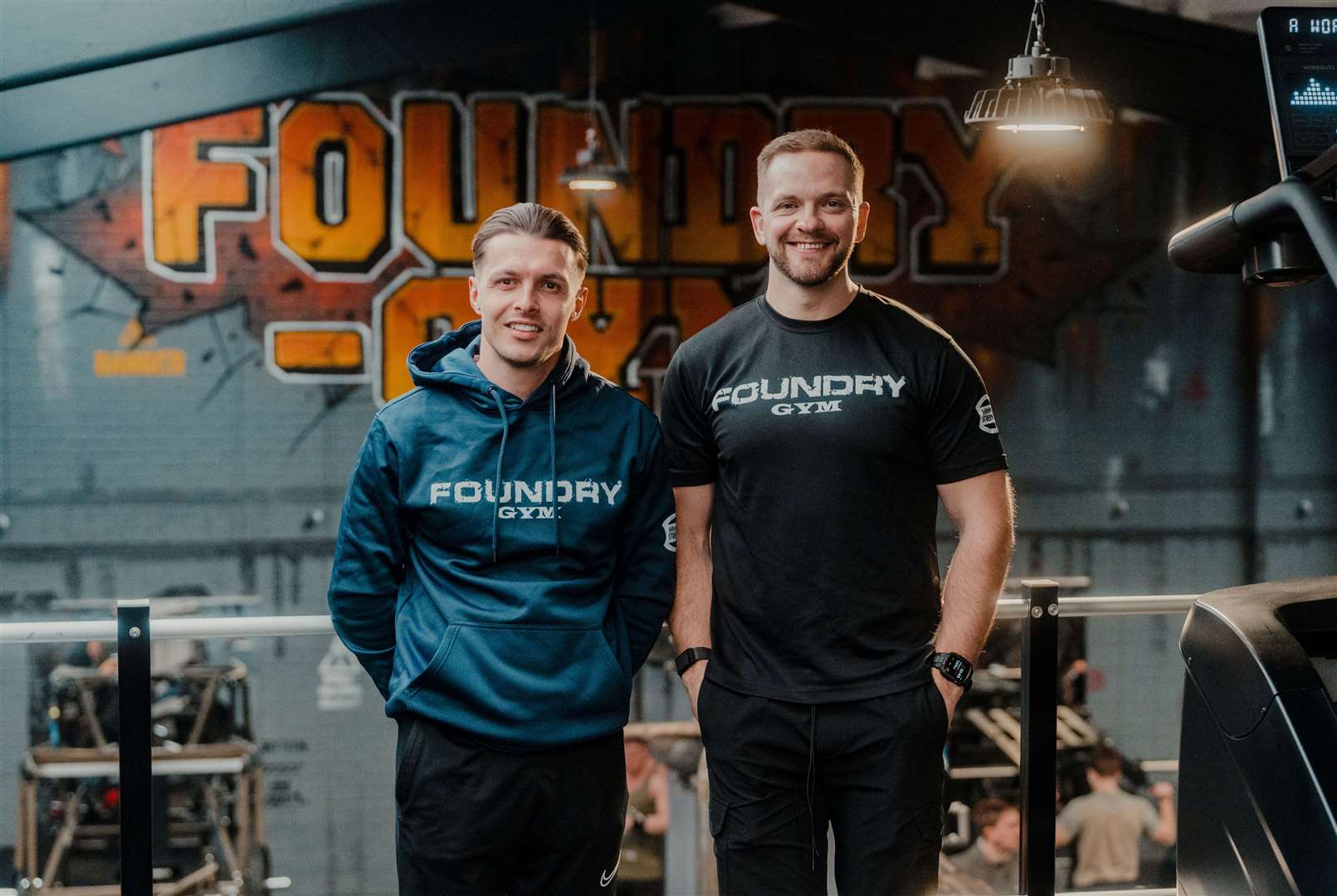 Matt Grainger and Sam Faulkes are the new owners of 24-hour Foundry Gym in Sovereign Way, Tonbridge. Picture: Make the Shots Ltd