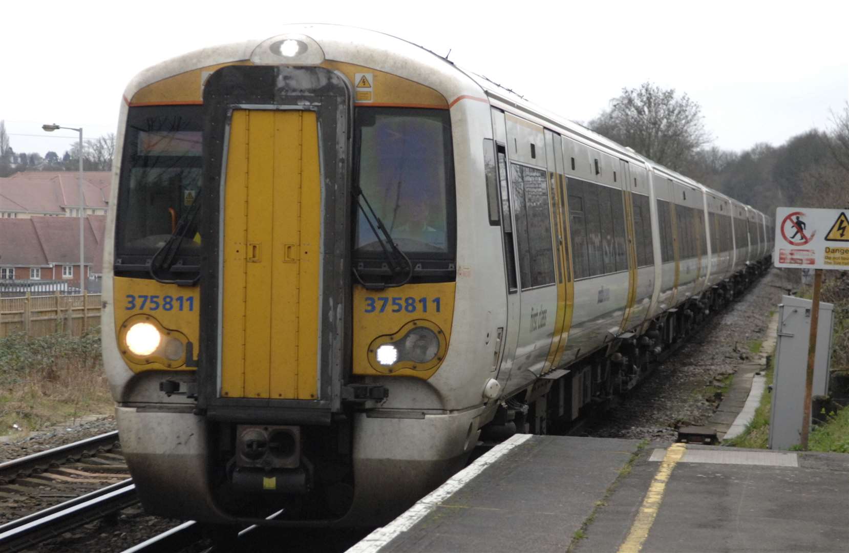 Train services in Faversham are delayed after reports a person is trespassing on the tracks