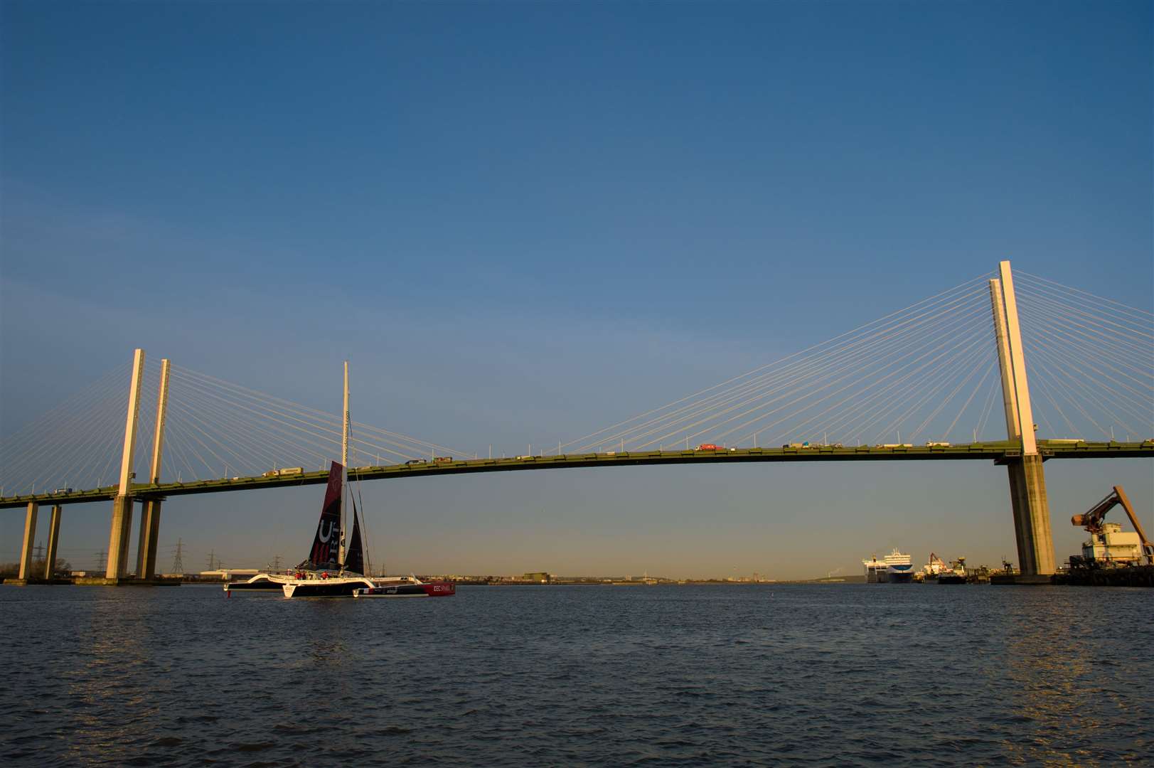 Traffic is being held on the Dartford Crossing after a car broke down