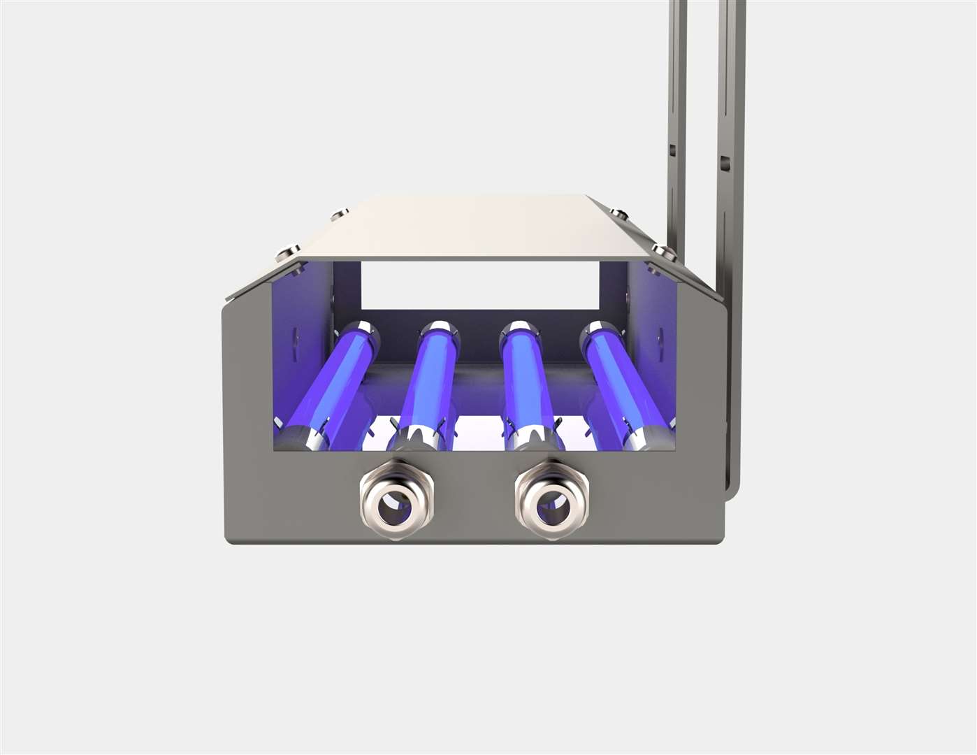 Escalator hand sanitisation unit