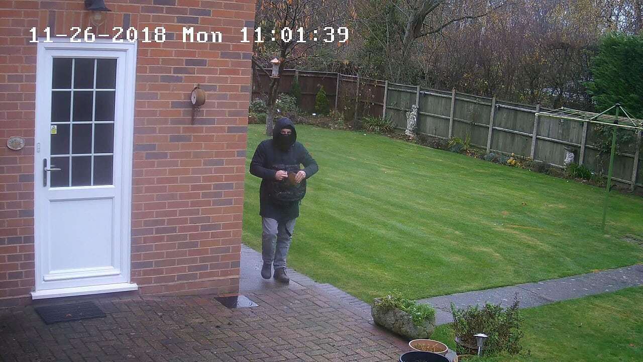 The man seen on CCTV