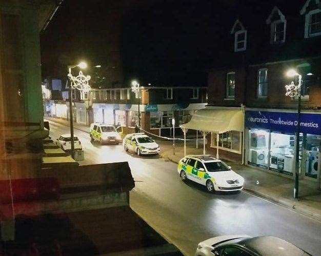 Emergency services were called to Birchington railway station last night. Picture: Dave Walker