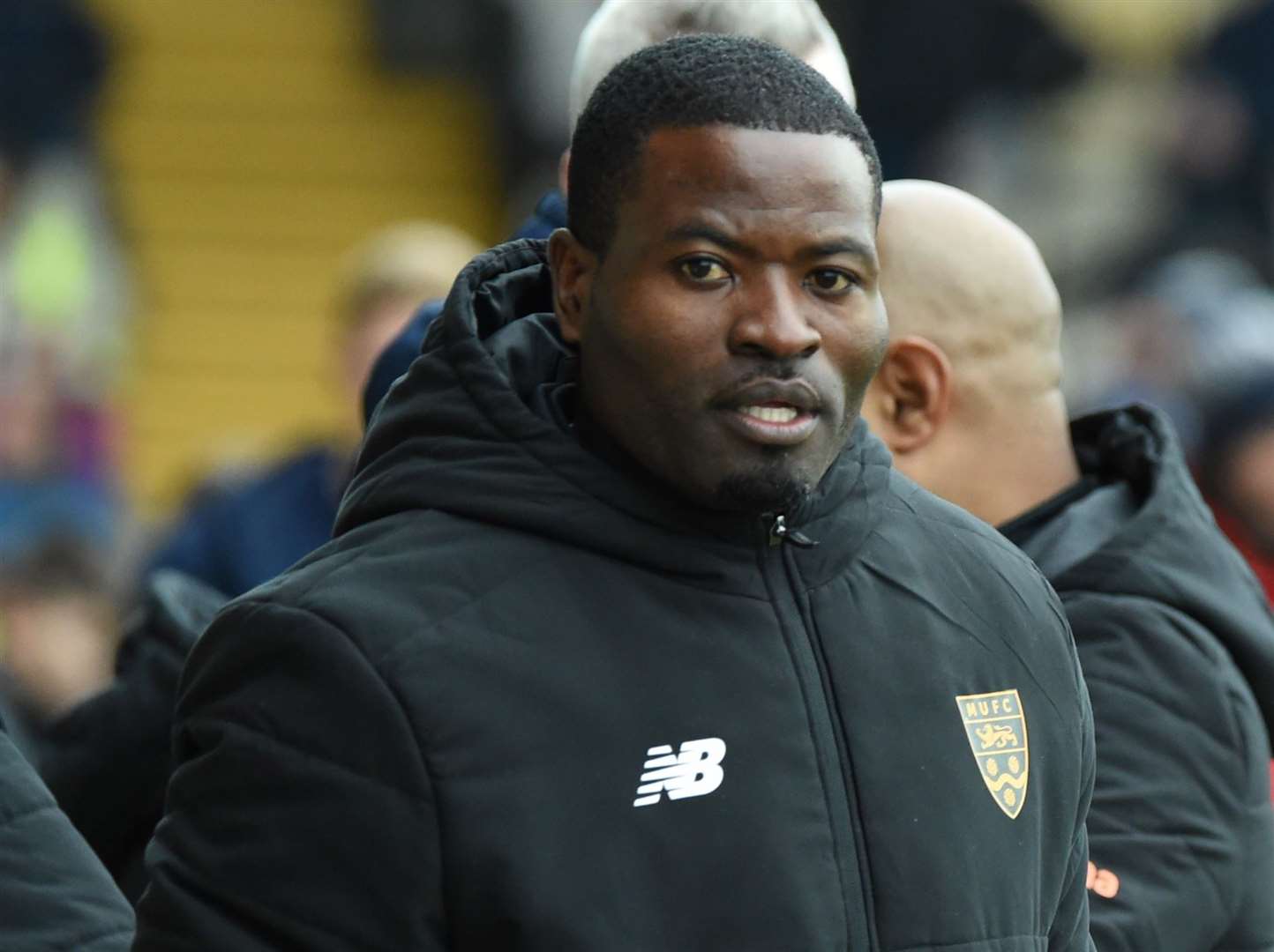 Maidstone United boss George Elokobi. Picture: Steve Terrell