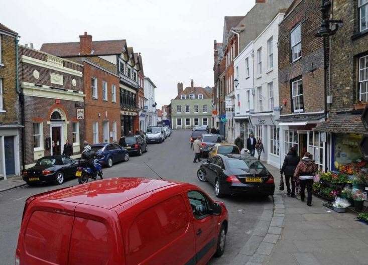 Market Street in Sandwich is temporarily closed to traffic