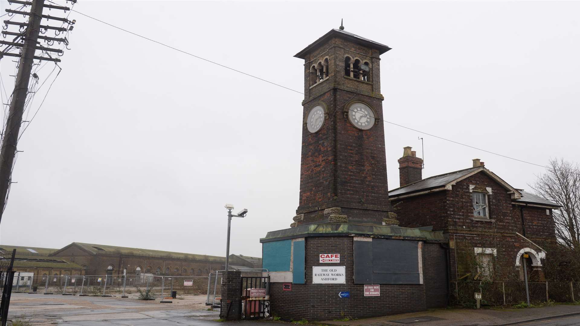 The former Ashford railway works