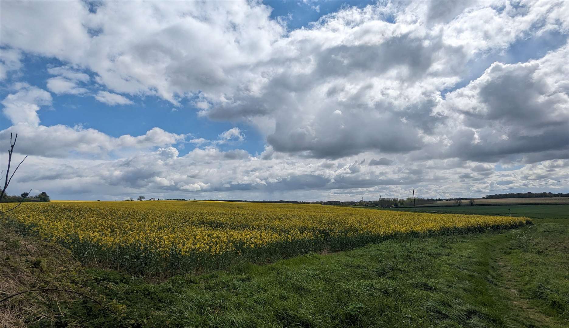 The route of the walk provides great views of the Kent countryside