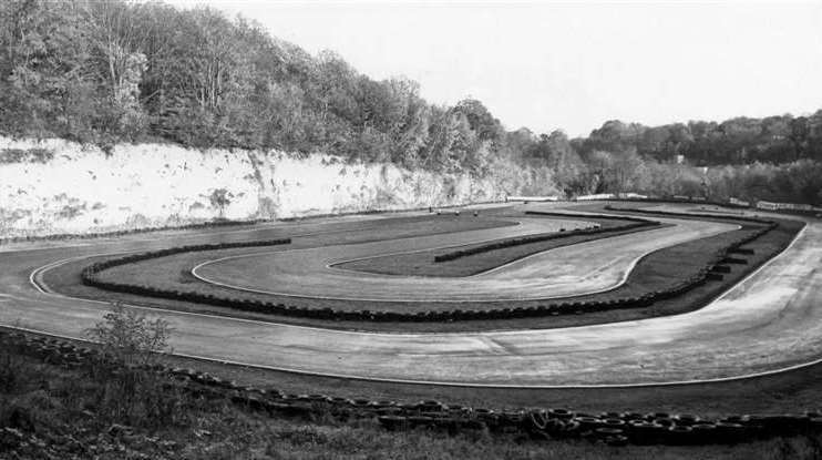 Buckmore Park in 1989, three years before it hosted its first national championship