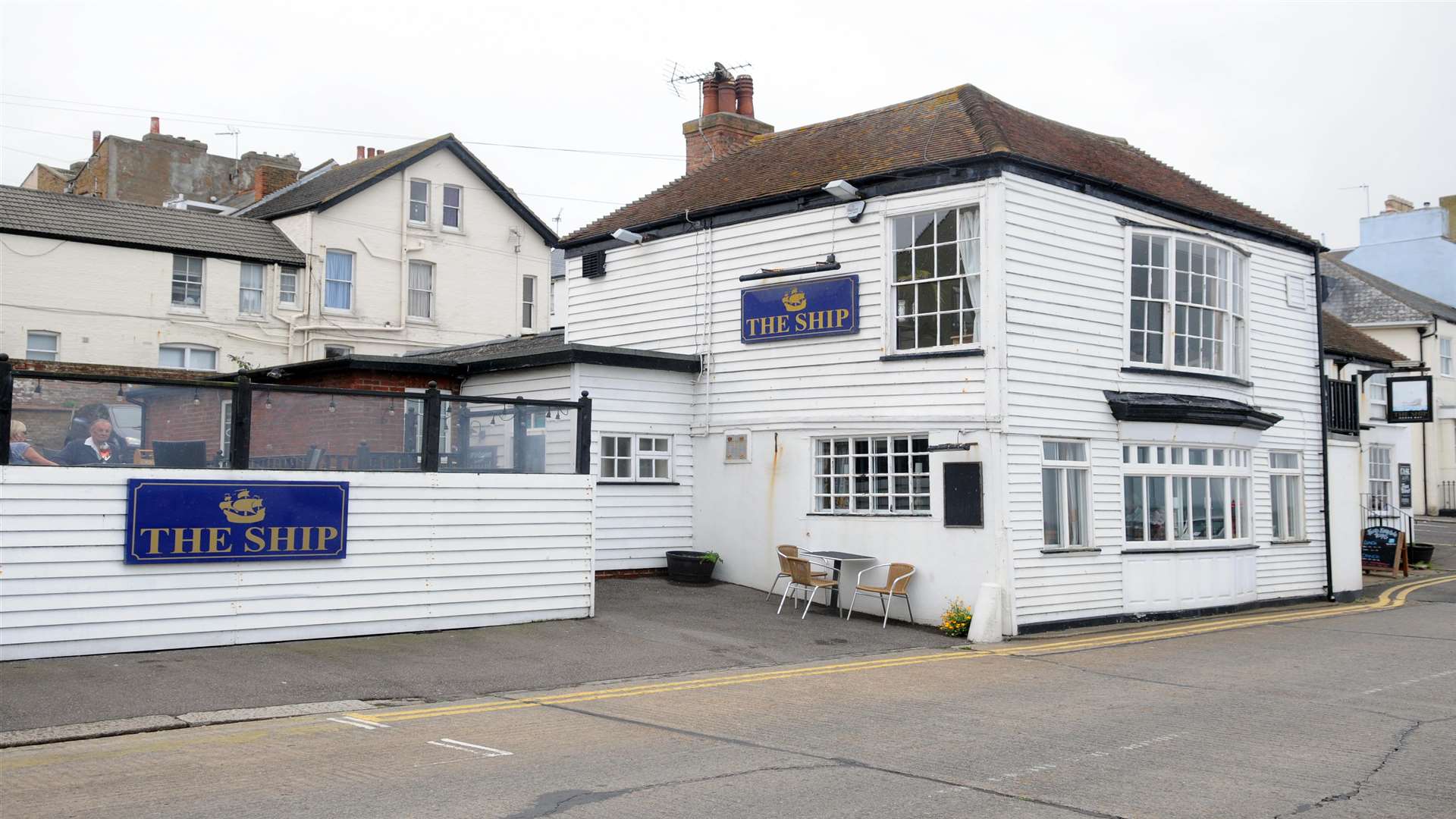 The Ship Inn on Herne Bay seafront