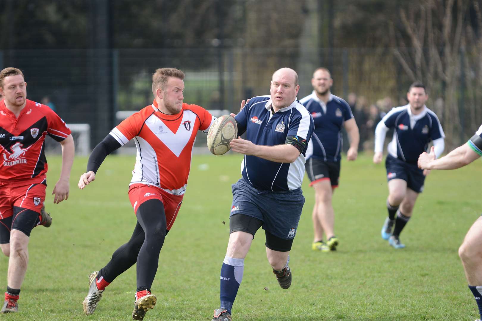 Dartford Deviant 7s v Met Police 7s at a previous Dartford Valley Rugby Club community fun day