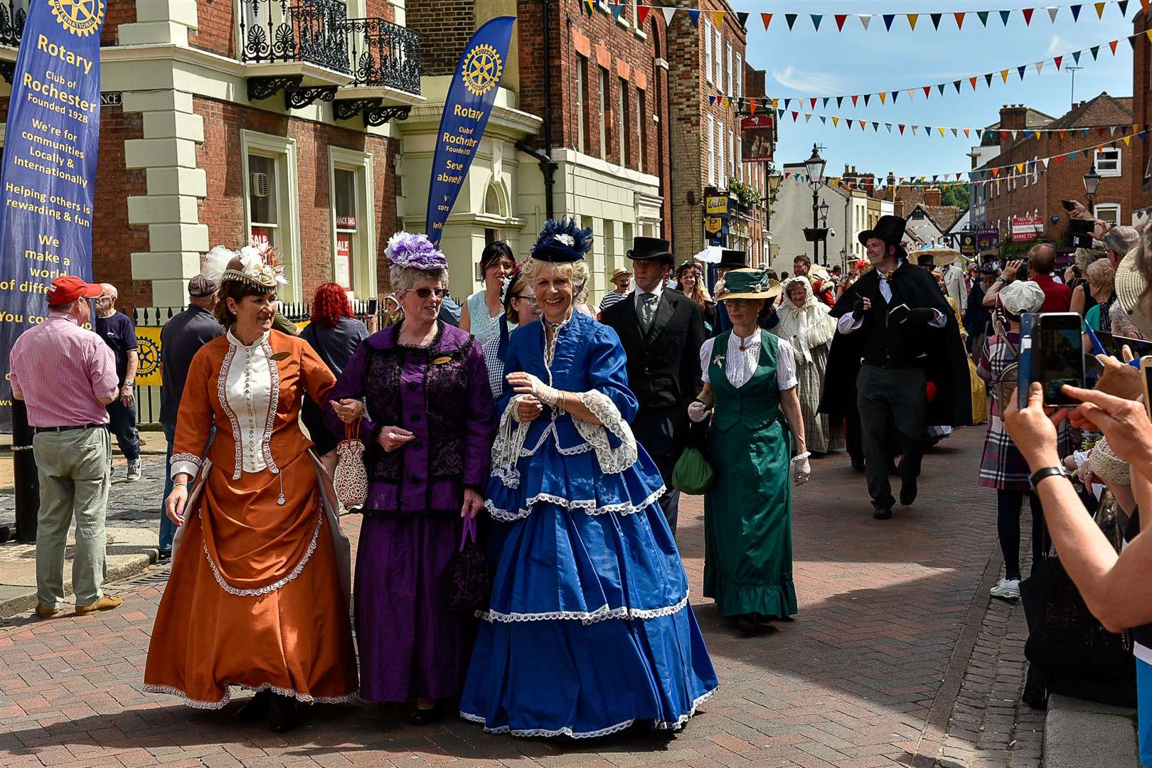 Many of Dickens's novels are based around Medway, in particular Rochester. Picture: Tony Jones