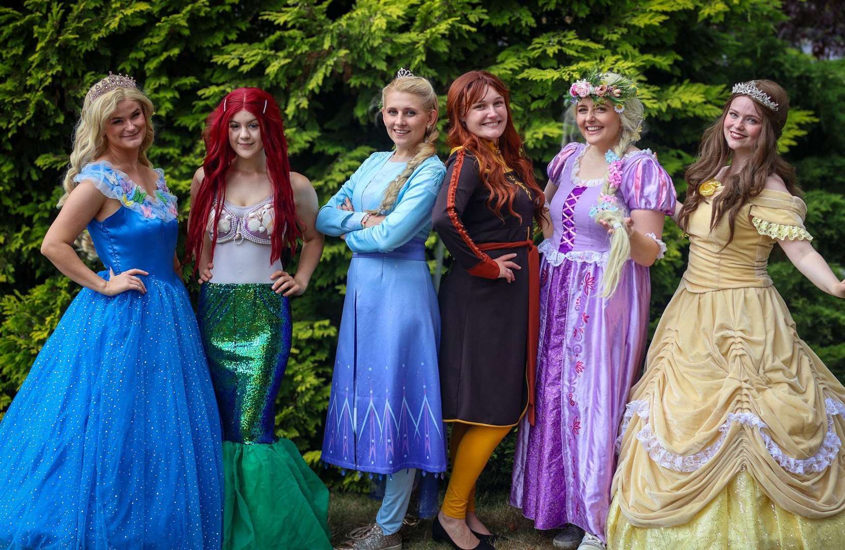 A number of magical princesses made an appearance at the picnic in the park. Picture: Kelsey Parker