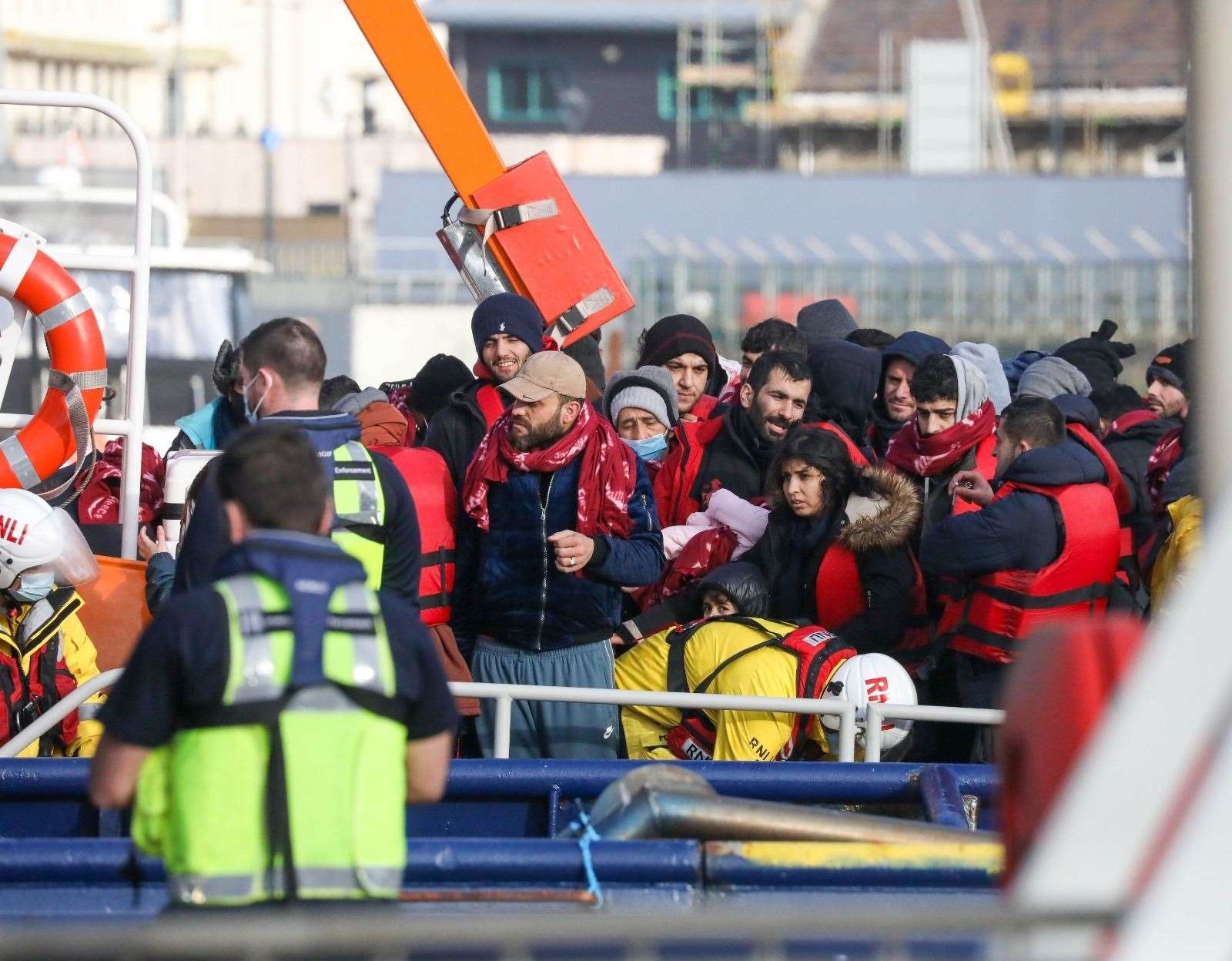 Thousands of asylum seekers crossed the Channel in small boats last year, among them unaccompanied children. Picture: UKNIP