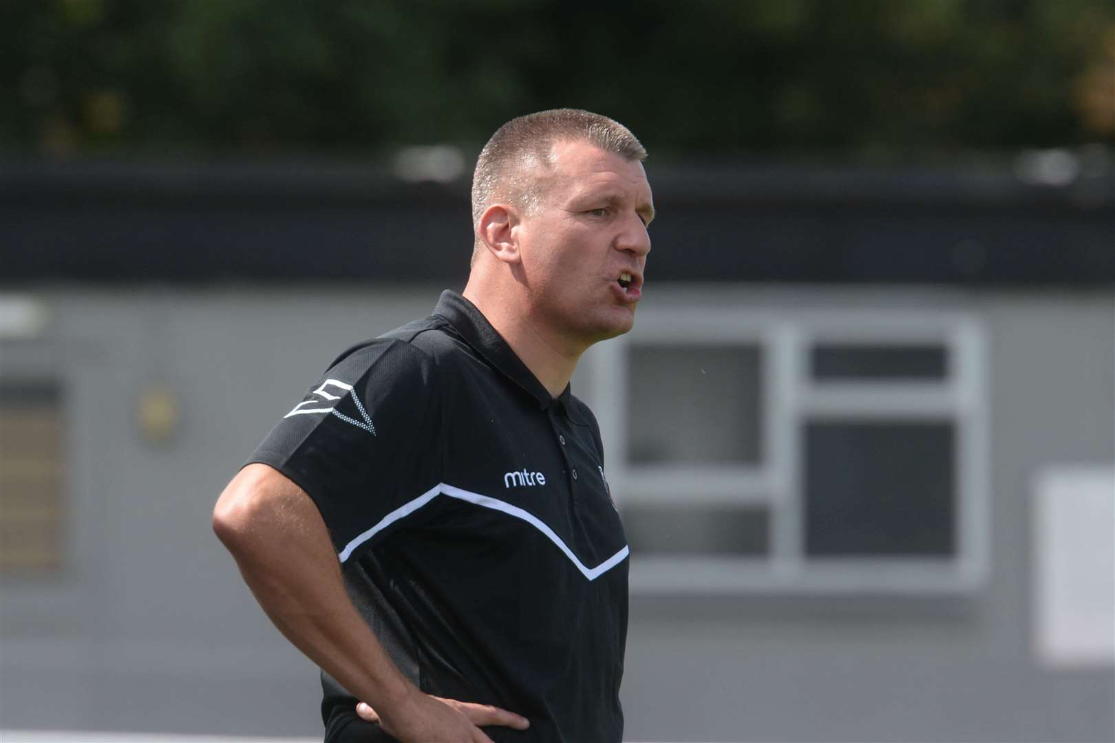 Faversham joint manager Danny Chapman. Picture: Chris Davey