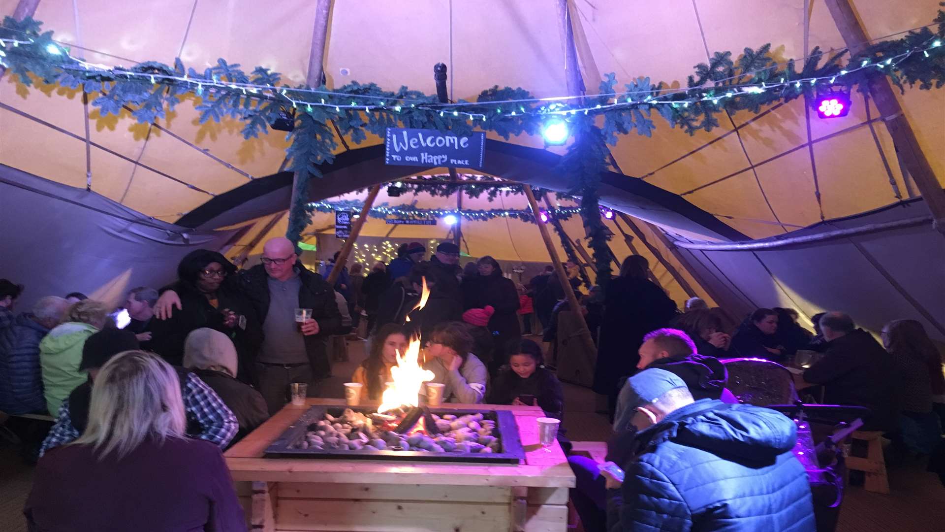 The Hygge Tipi Bar in Halifax