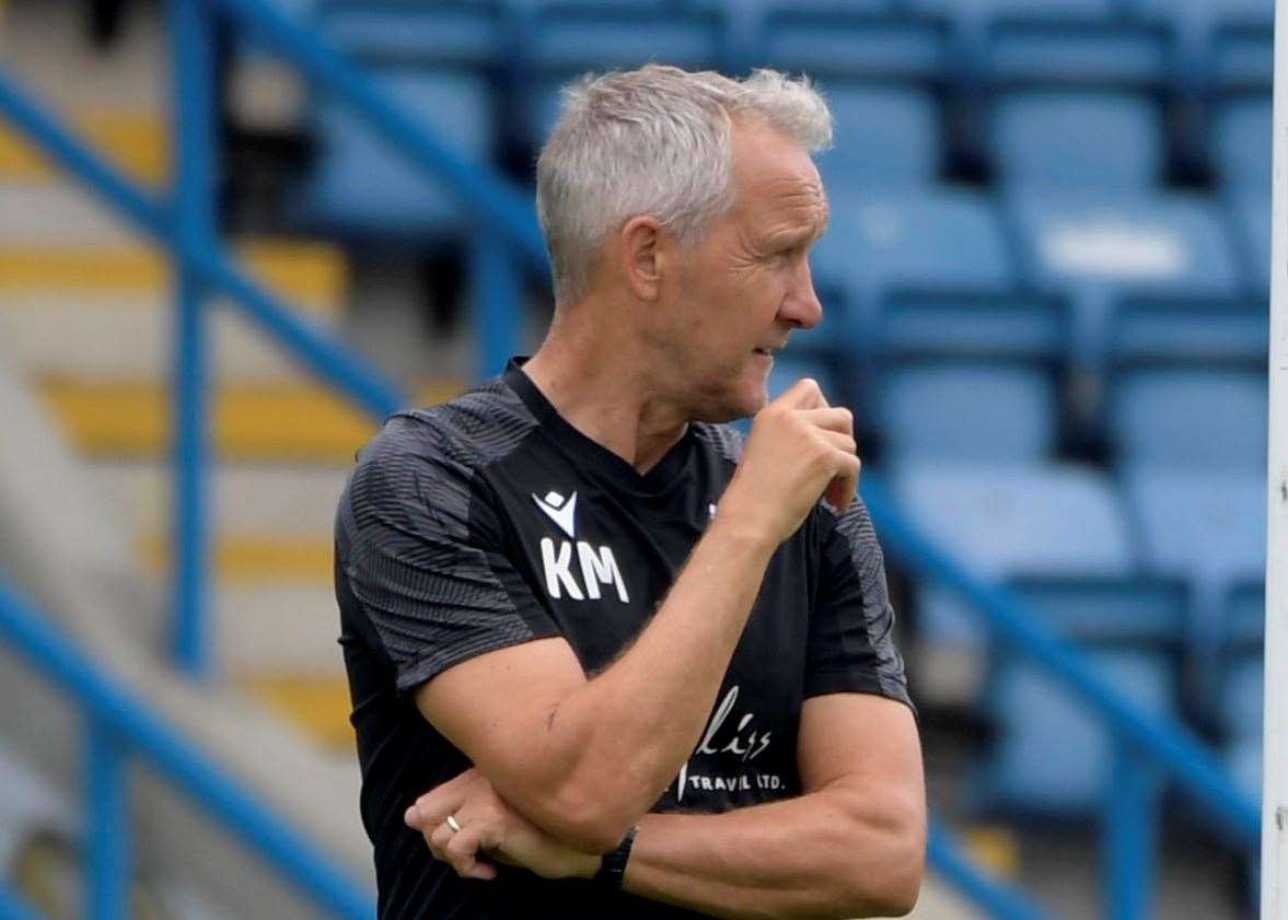 Gillingham’s interim manager Keith Millen pleased with a win on Saturday Picture: Barry Goodwin